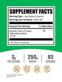 BulkSupplements Acerola Cherry Powder 259g packaging