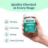 BeLive Probiotic & Prebiotic Gummies with fresh fruits