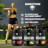 6AM Run BCAA Powder 360g lifestyle shot during workout