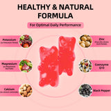GrnLife Potassium Magnesium Gummies displayed with a few gummies