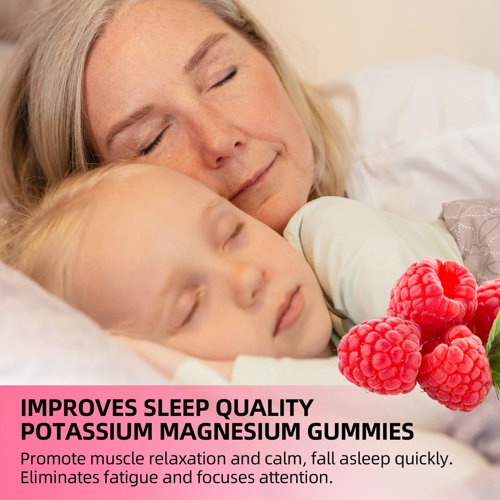 GrnLife Potassium Magnesium Gummies showing serving size