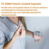 7c SAM-e 400mg capsules close-up of ingredients