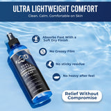 8 Gates Magnesium Oil Spray 281g lifestyle scene on a fitness mat