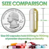 XPRS Nutra Size 00 Empty Vegetarian Capsules side view