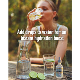 82 Minerals Sea Salt Trace Minerals in a glass of water