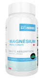 88herbs Magnesium Bisglycinate capsules on a wooden surface
