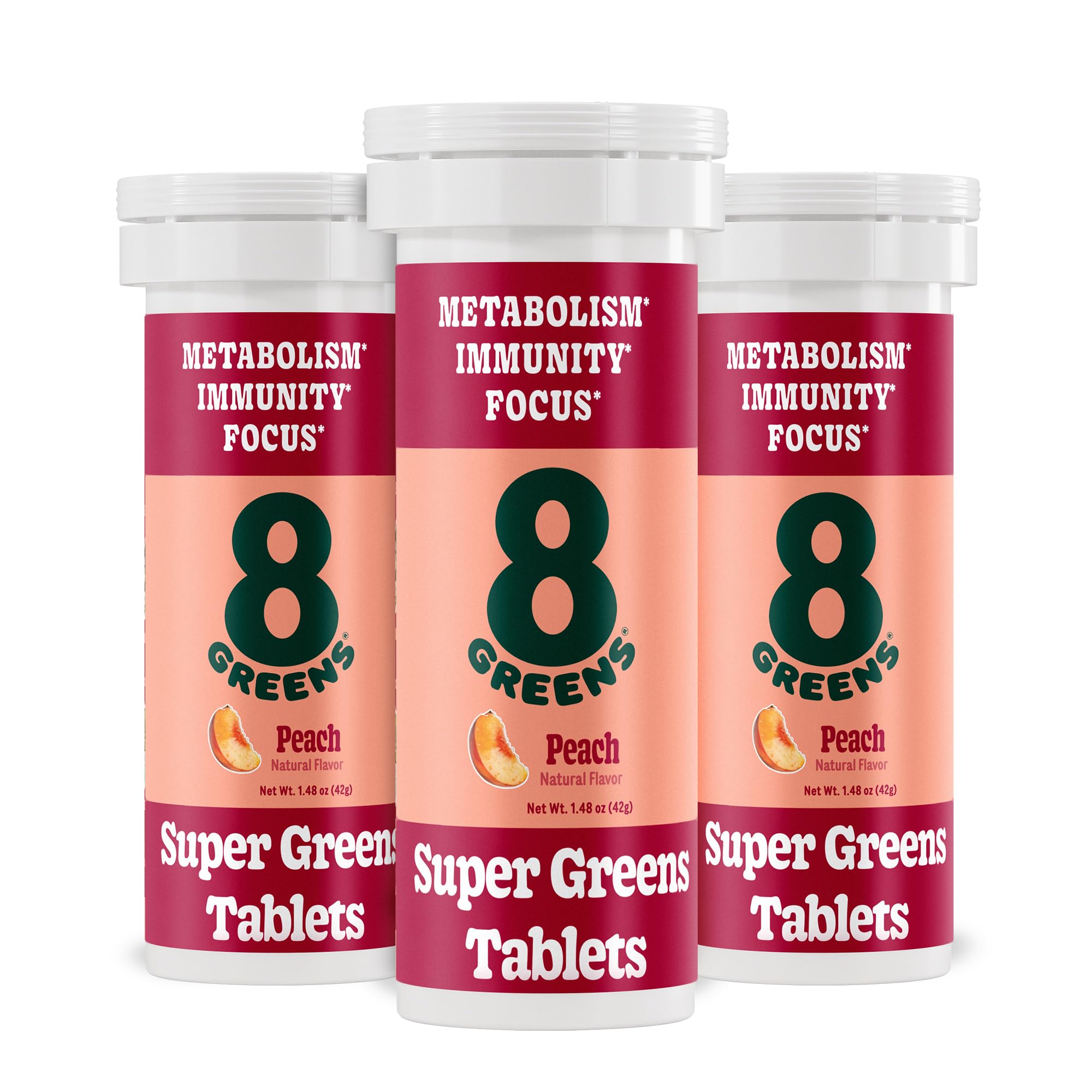 8Greens Aloe Vera Supplement tablets front view