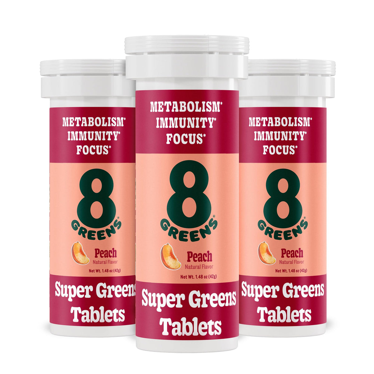 8Greens Aloe Vera Supplement tablets front view