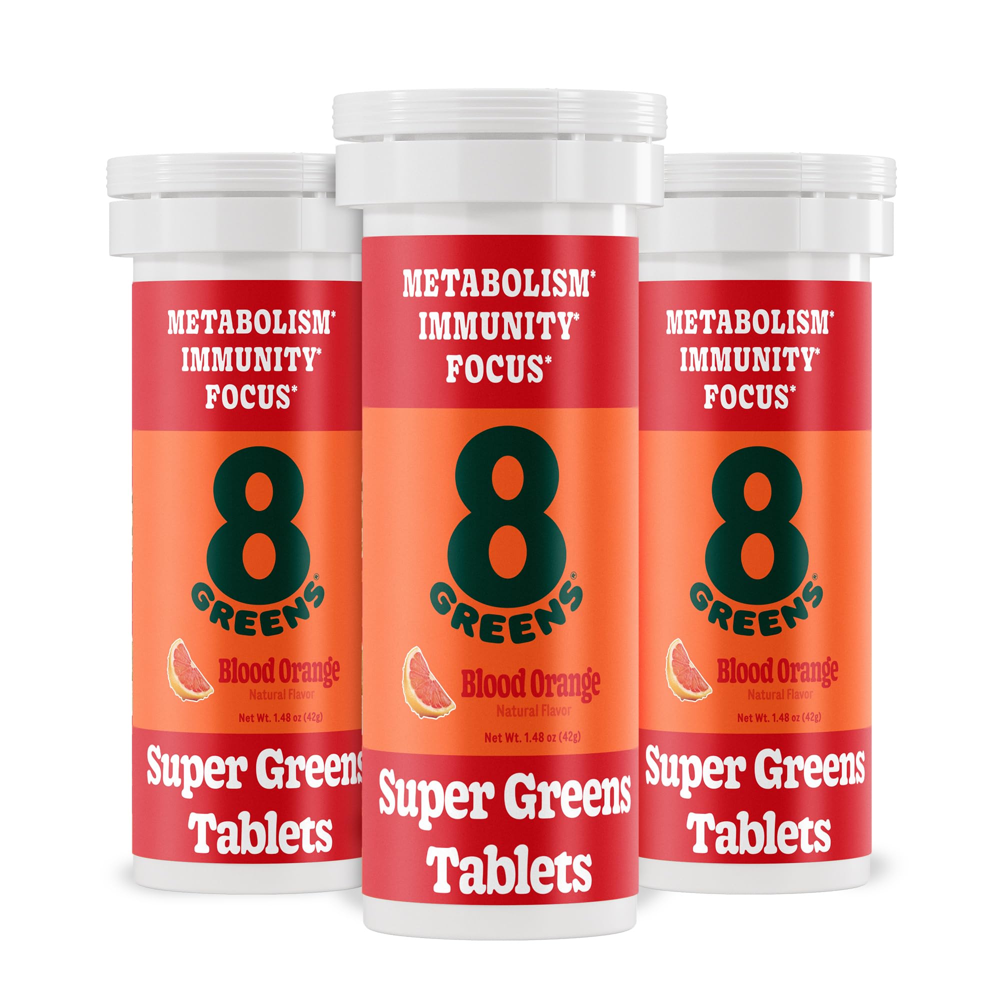8Greens Blended Vitamin & Mineral Supplement front view