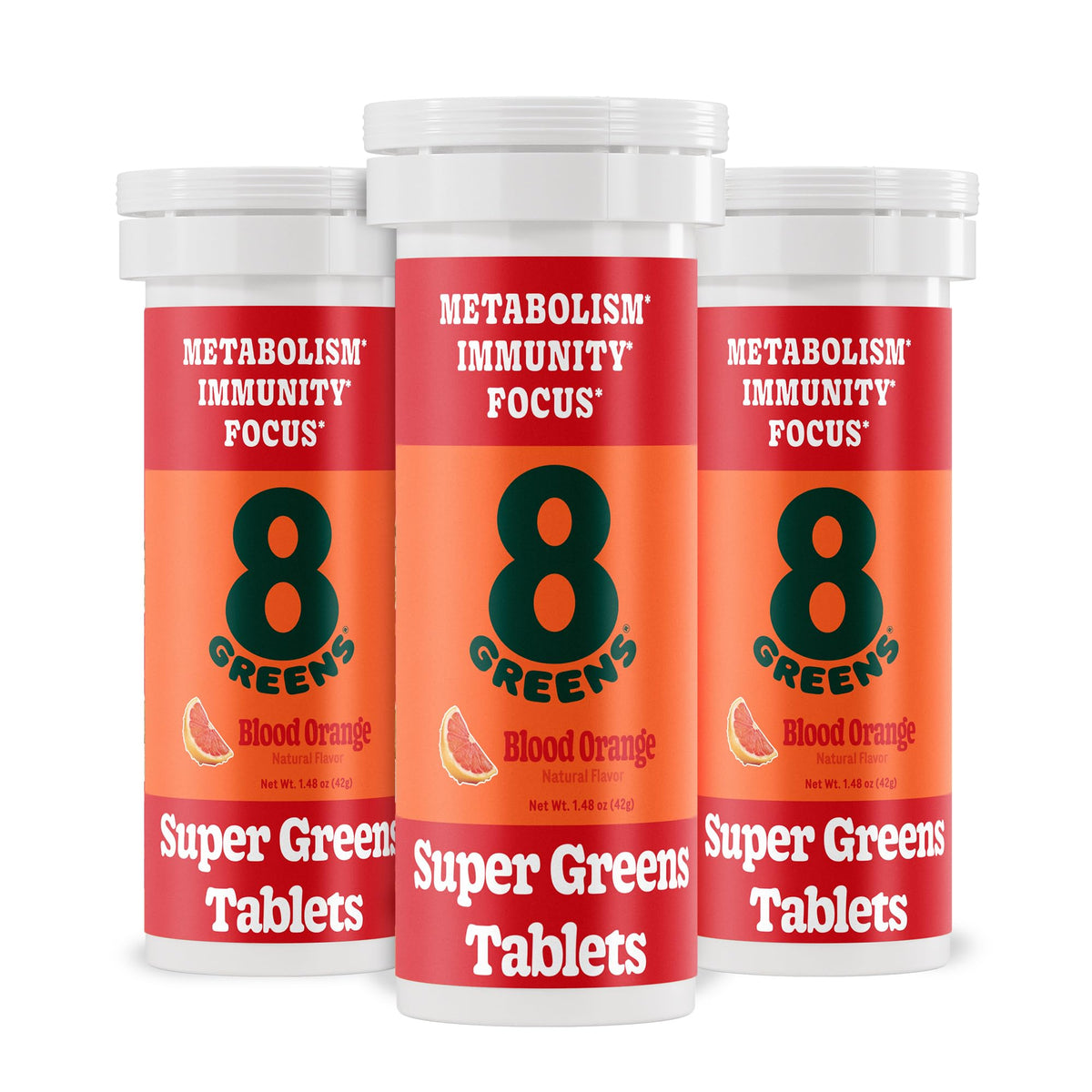 8Greens Blended Vitamin & Mineral Supplement front view