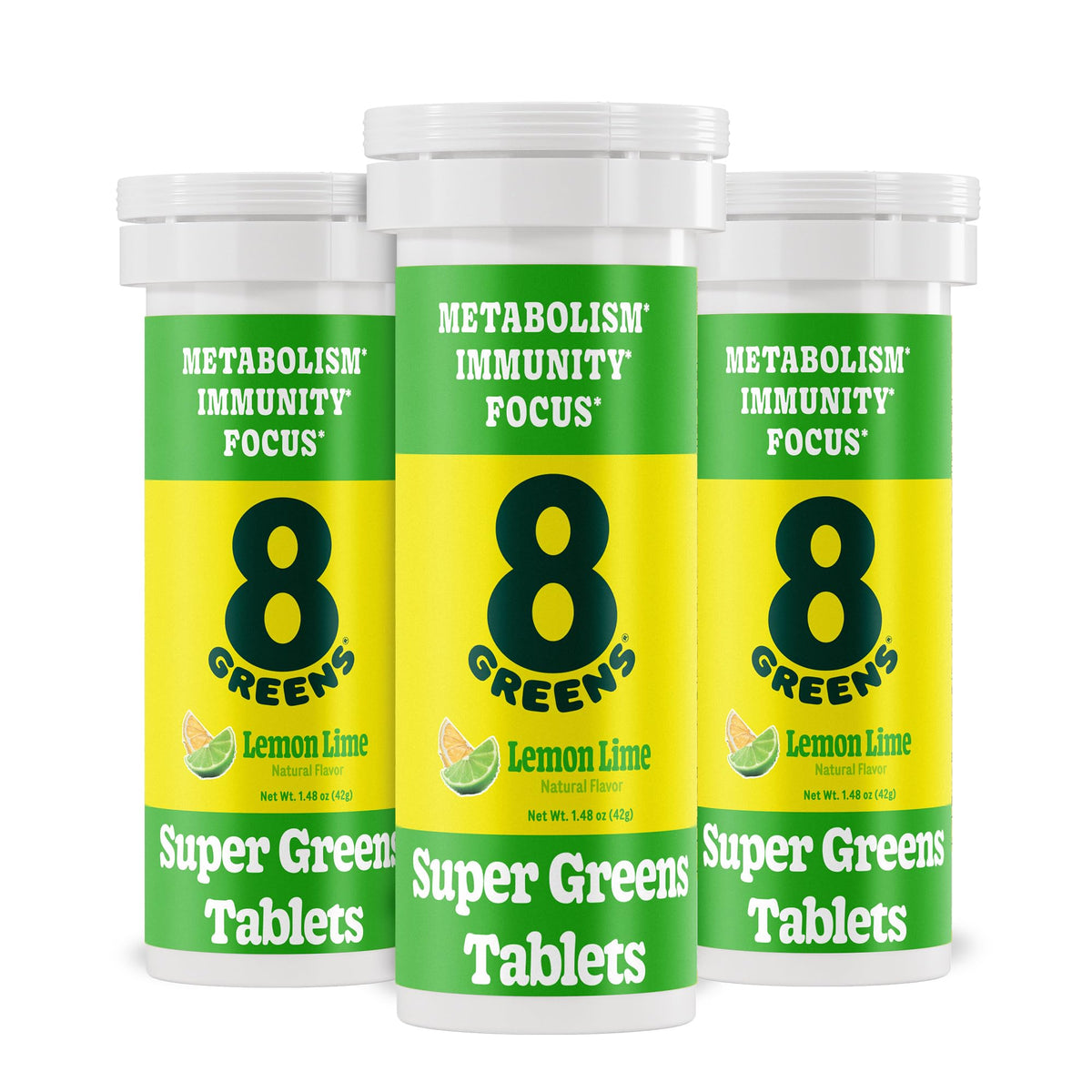 8Greens Blended Vitamin & Mineral Supplement front view