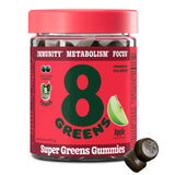 8Greens Gummies front view packaging with fruity flavours