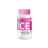 9 YOUNG-BASIC Chewable Vitamin C + E Tablets front view