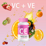9 YOUNG-BASIC Chewable Vitamin C + E Tablets packaging