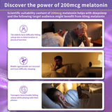 9 YOUNG-BASIC Melatonin 200mcg Sleep Supplement nutritional information