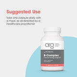 a balanced routine Maintenance B-Complex 231g back view with ingredient list