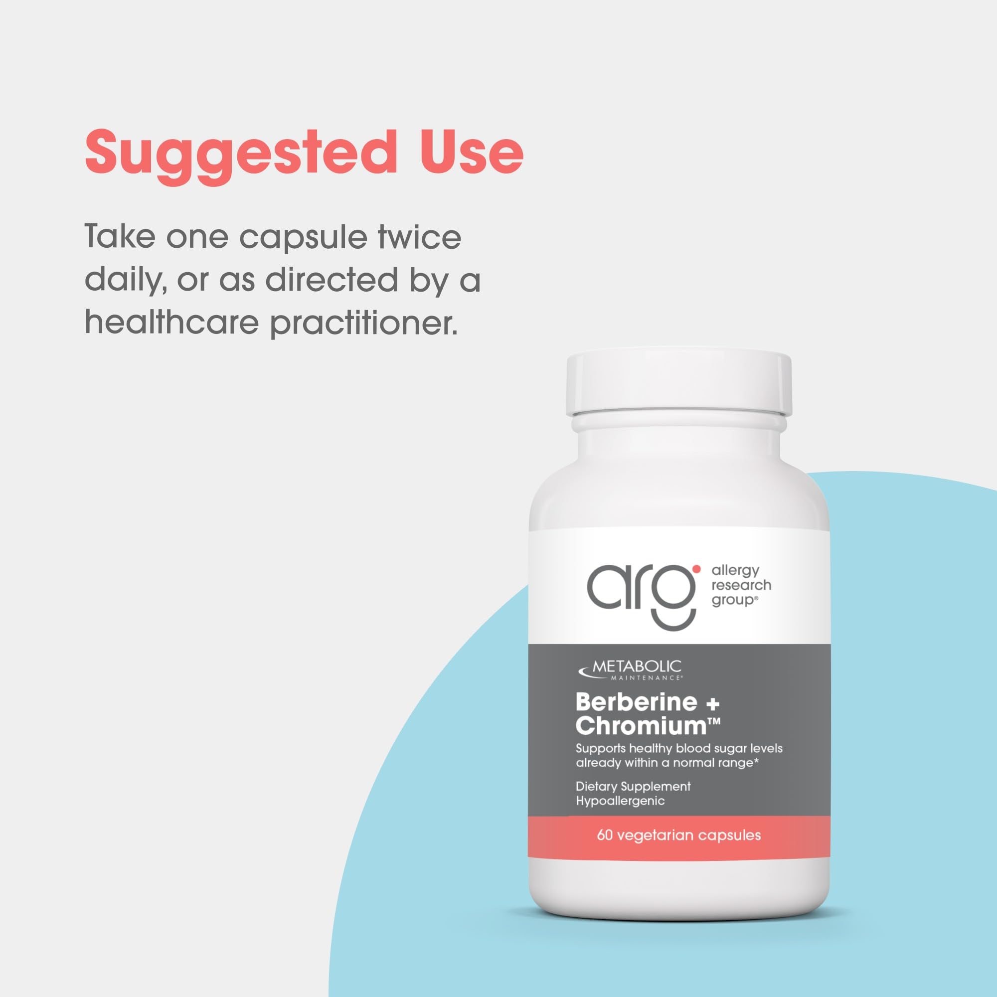 a balanced routine Maintenance Berberine Complex 500mg bottle with label