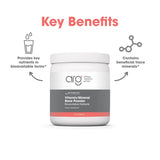 a balanced routine Maintenance Blended Vitamin & Mineral Powder mixed in a glass