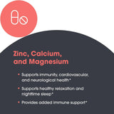 a balanced routine Maintenance Calcium Magnesium Zinc D3 Supplement capsules on a table