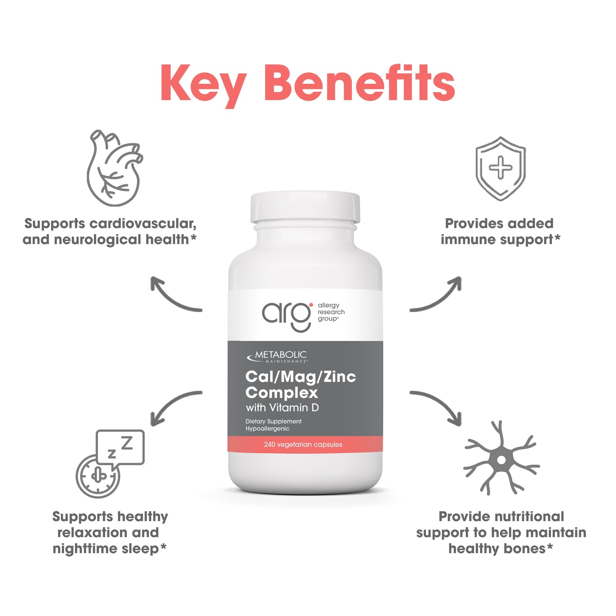 a balanced routine Maintenance Calcium Magnesium Zinc D3 Supplement ingredients list