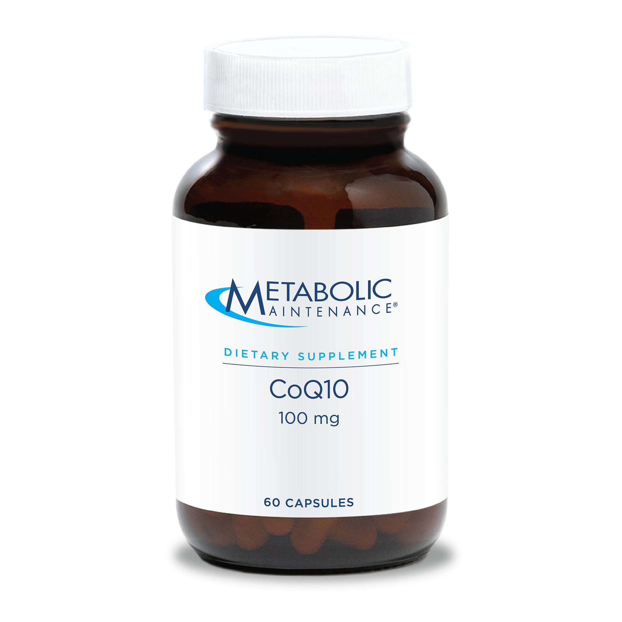 a balanced routine Maintenance CoQ10 100 mg supplement front view