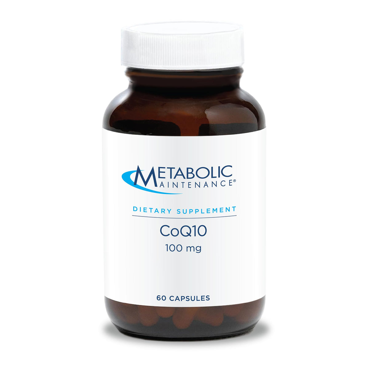 a balanced routine Maintenance CoQ10 100 mg supplement front view