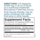 a balanced routine Maintenance Glycine Powder 1000mg with measuring spoon