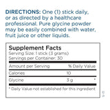 a balanced routine Maintenance Glycine Sticks on a kitchen counter