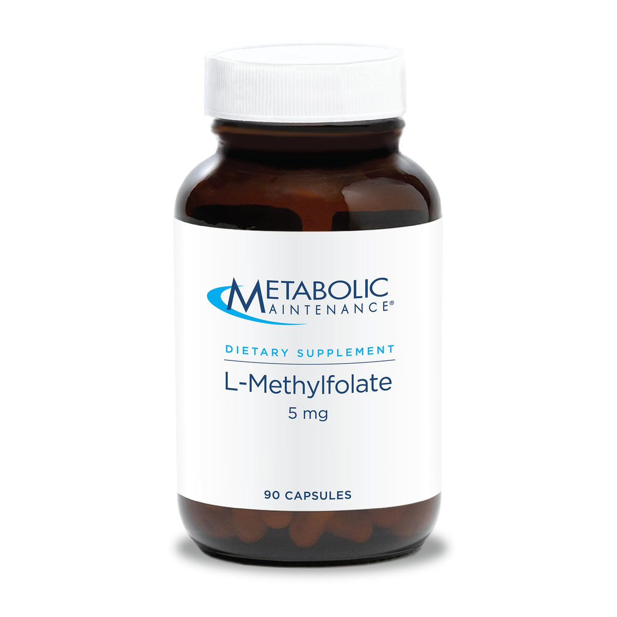 a balanced routine Maintenance L-Methylfolate 7.5mg supplement front view