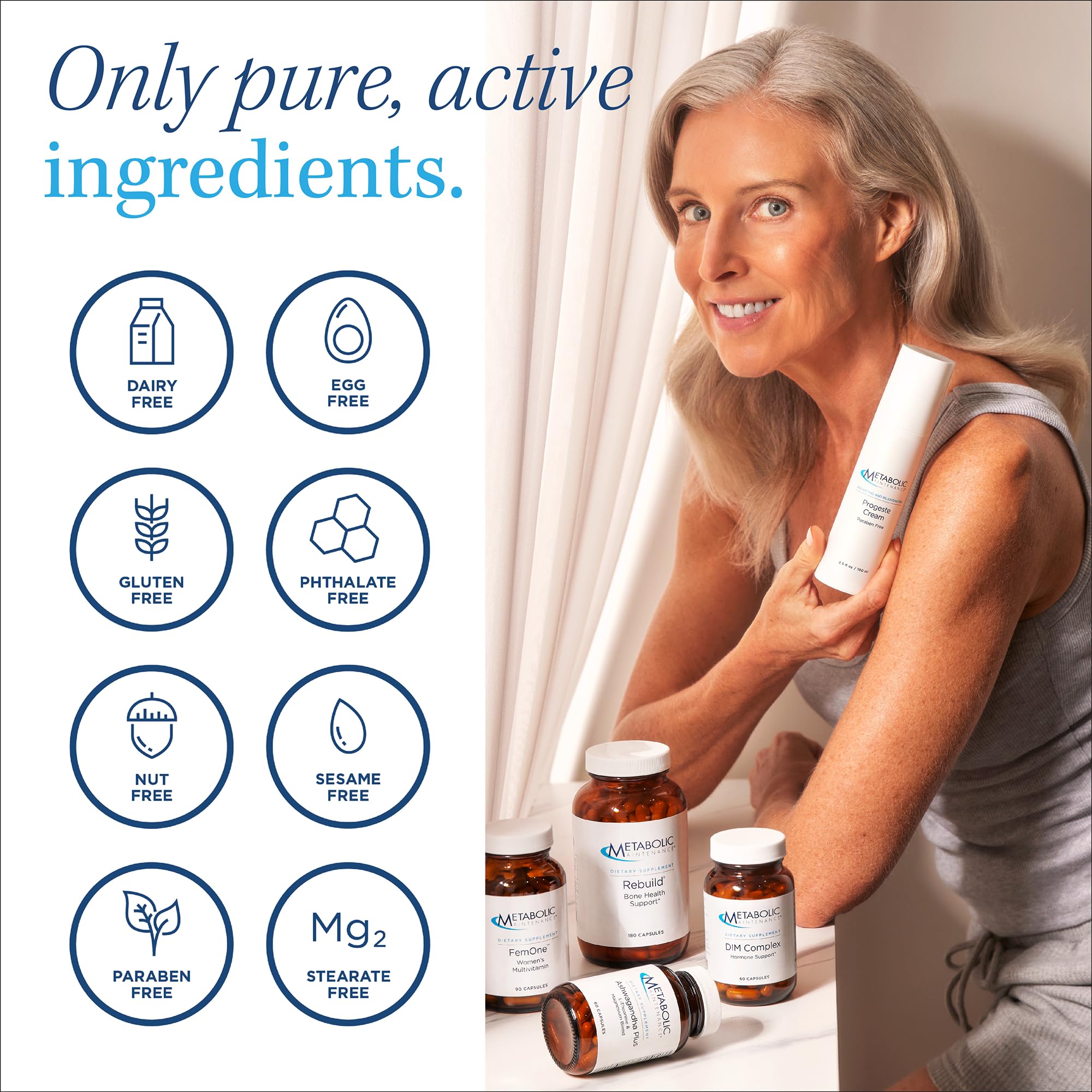 a balanced routine Maintenance Magnesium Citrate bottle side view