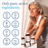 a balanced routine Maintenance Magnesium Citrate bottle side view