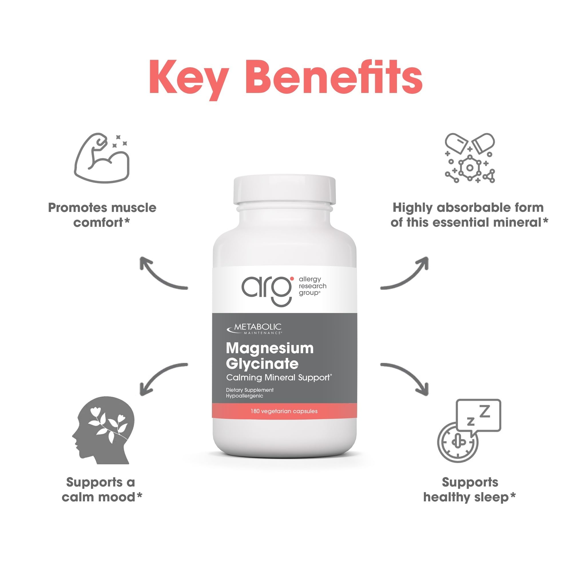 a balanced routine Maintenance Magnesium Glycinate supplement packaging
