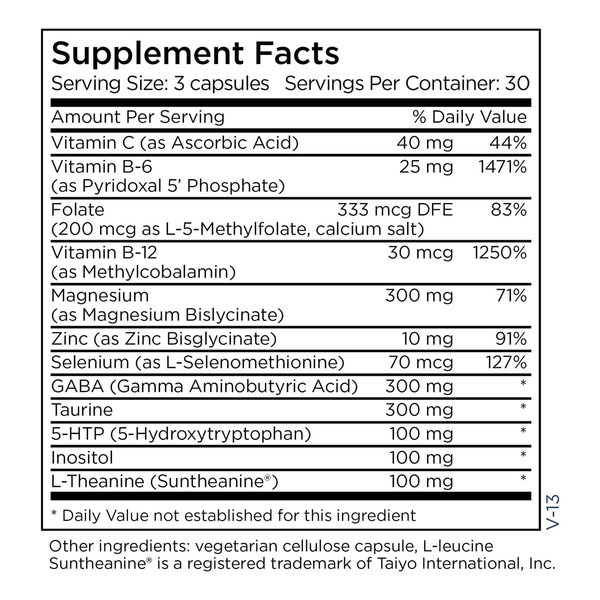 a balanced routine Maintenance MetaCalm 5-HTP supplement capsule close-up