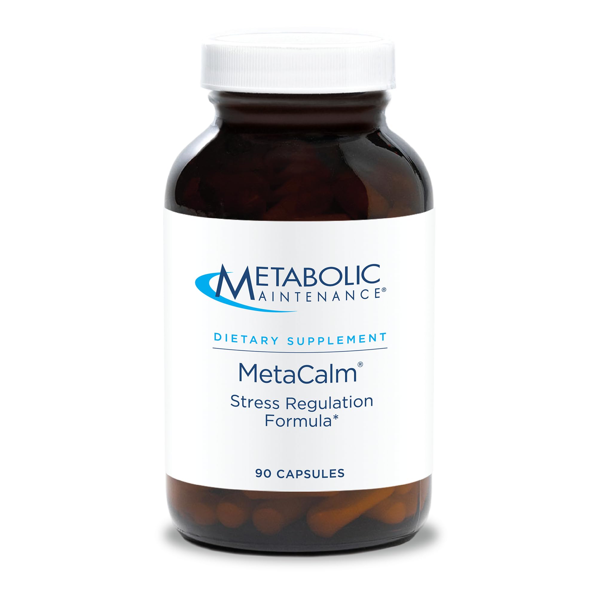 a balanced routine Maintenance MetaCalm 5-HTP supplement front view