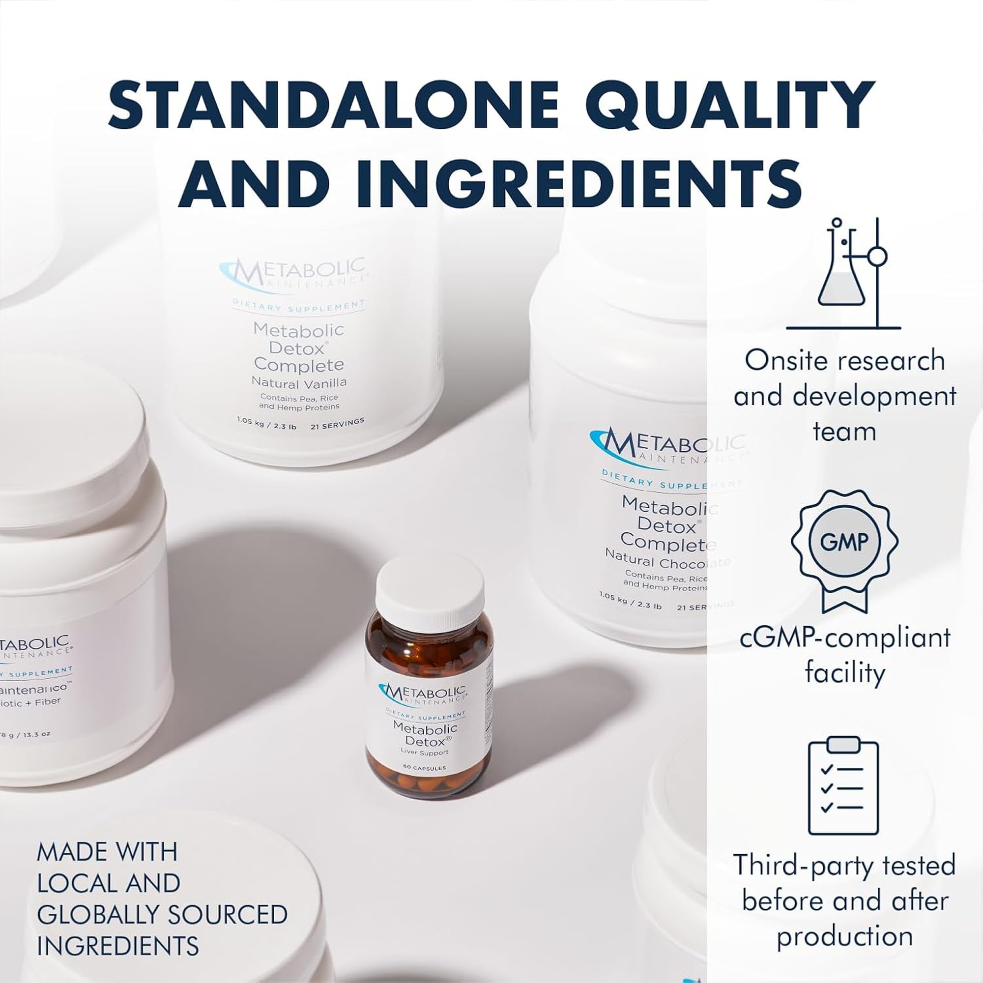 a balanced routine Maintenance Milk Thistle Supplement back view with ingredient list