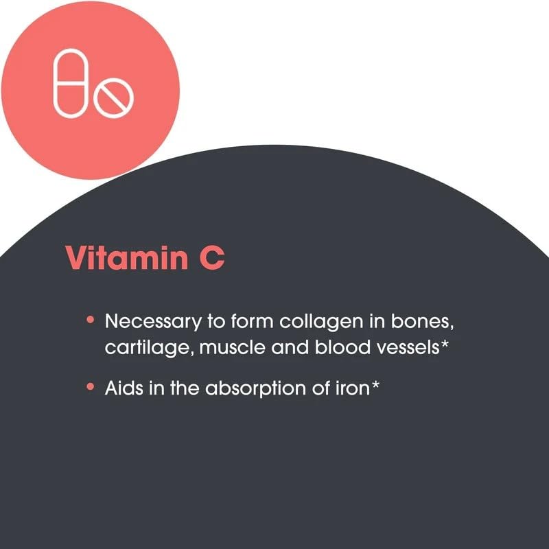 a balanced routine Maintenance Vitamin C Buffered Capsules 500mg ingredients list