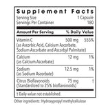a balanced routine Maintenance Vitamin C Buffered Capsules 500mg side view