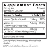 a balanced routine Maintenance Vitamin D3 150g side view