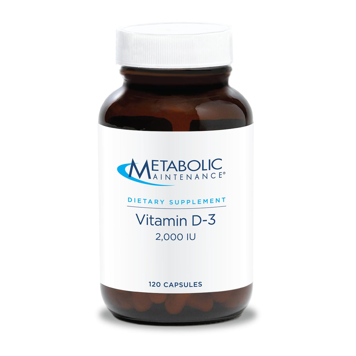 a balanced routine Maintenance Vitamin D3 2000 IU supplement bottle front view