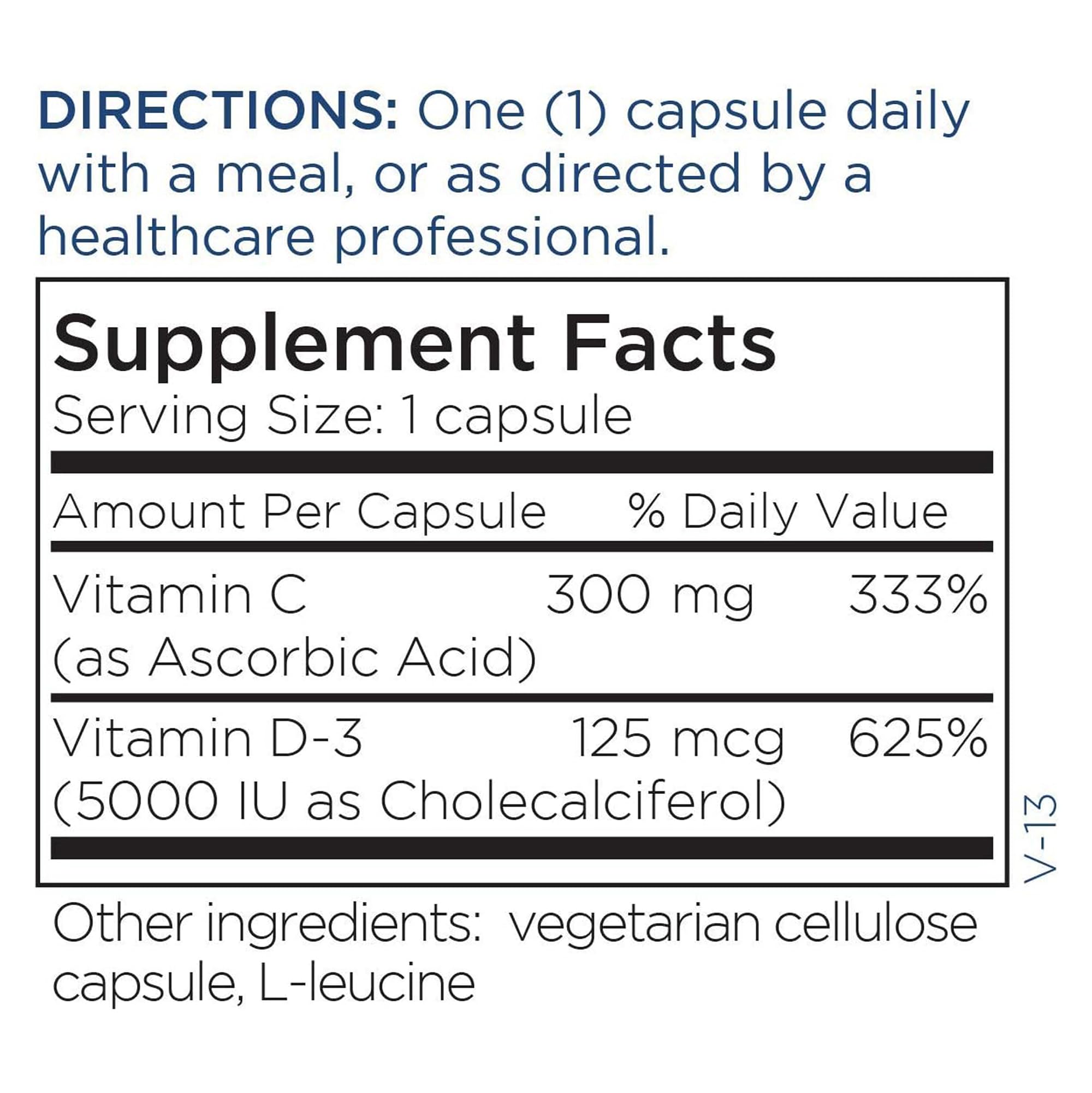 a balanced routine Maintenance Vitamin D3 Supplement ingredients list