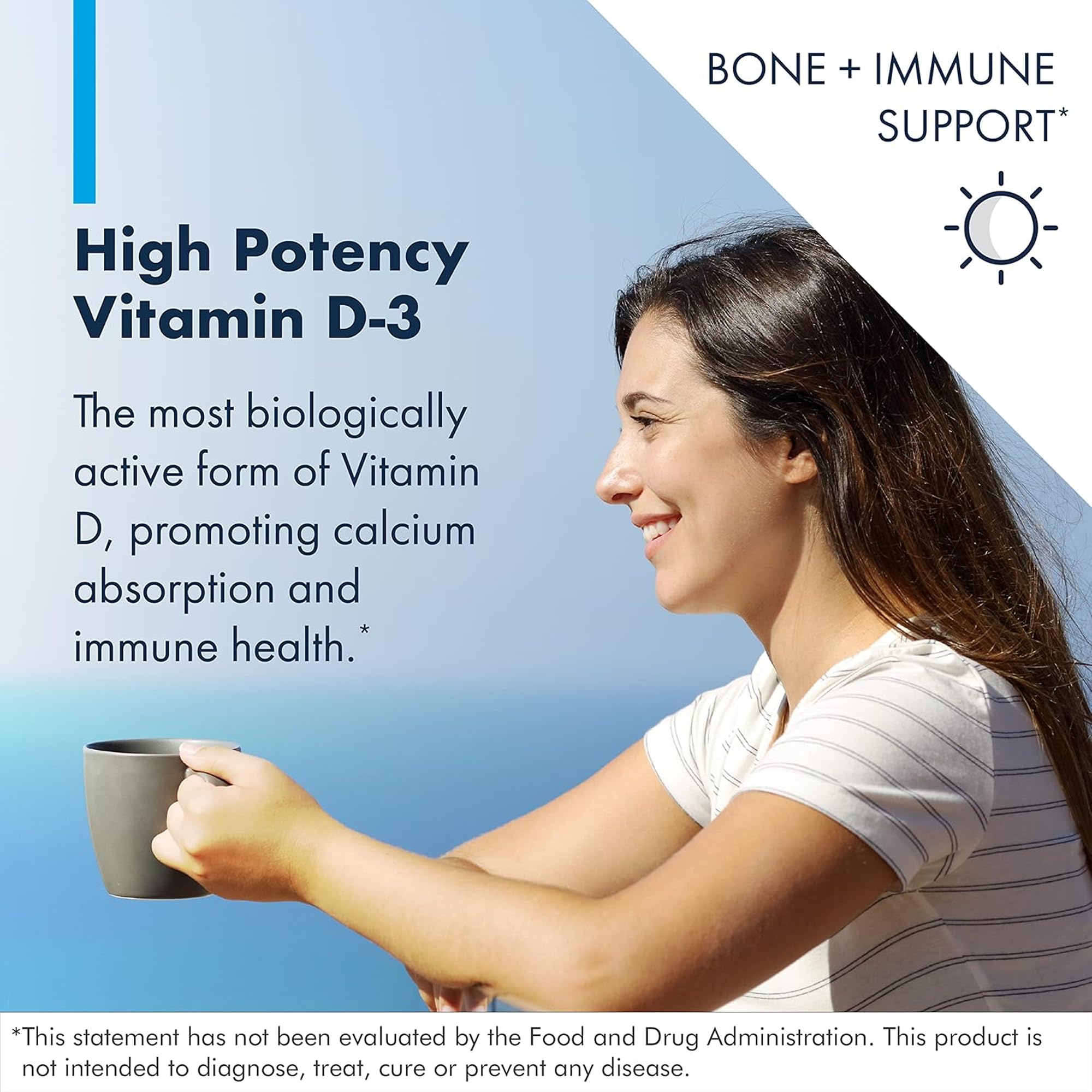 a balanced routine Maintenance Vitamin D3 Supplement packaging