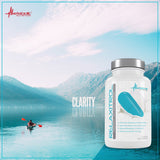 a balanced routine Nutrition daily wellness 60 Count capsule bottle back view