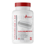 a balanced routine Nutrition Vitamin D3 & K2 Supplement front view