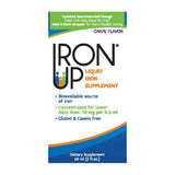 A.C. GRACE COMPANY Liquid Iron Supplement grape flavour label close-up