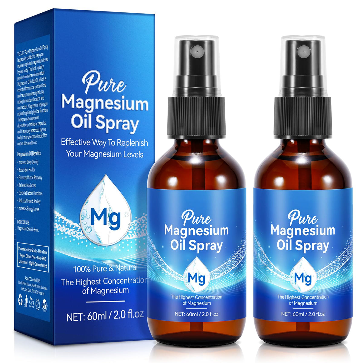 A r b c r n Magnesium Spray 290g front view