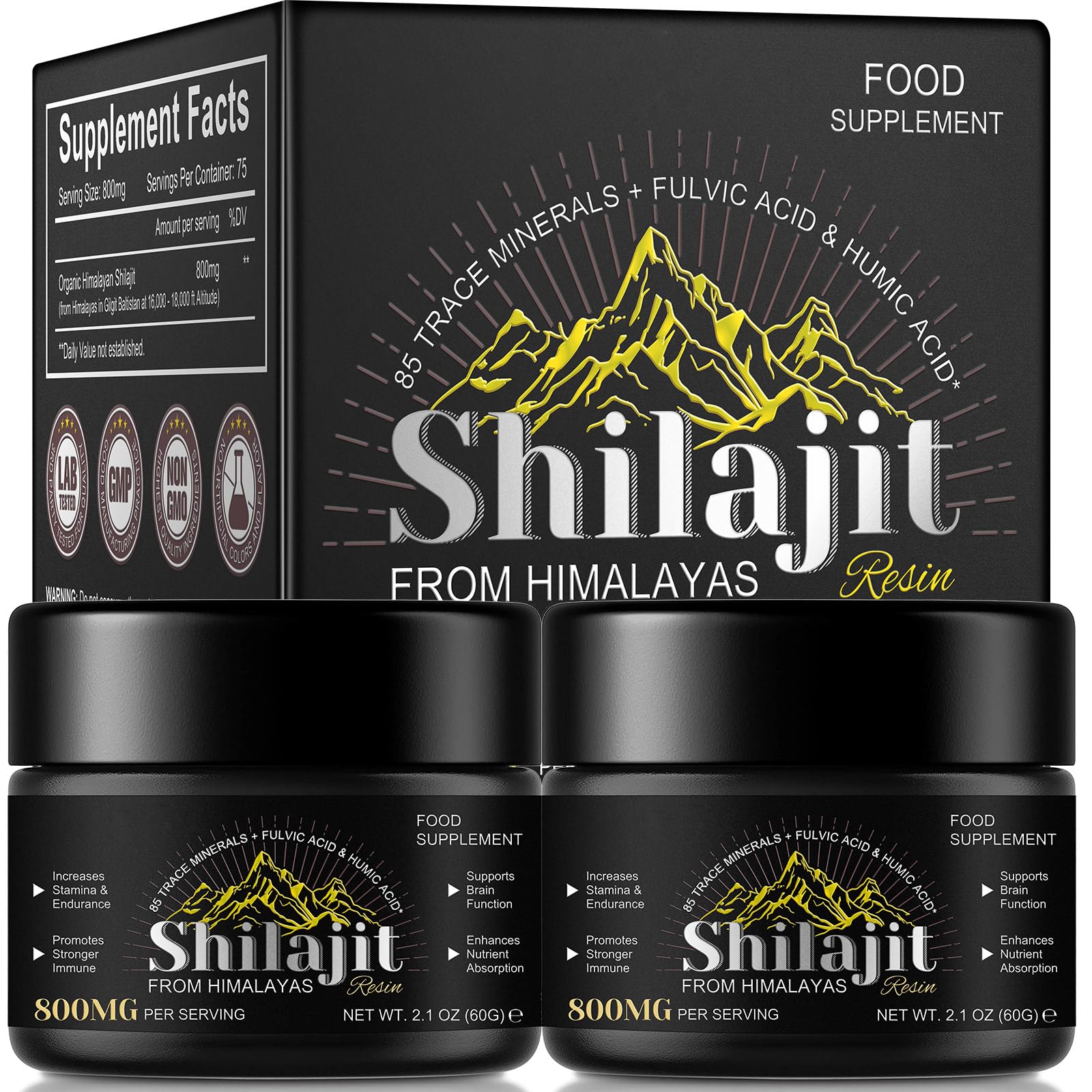A r b c r n Shilajit Resin 283g front view