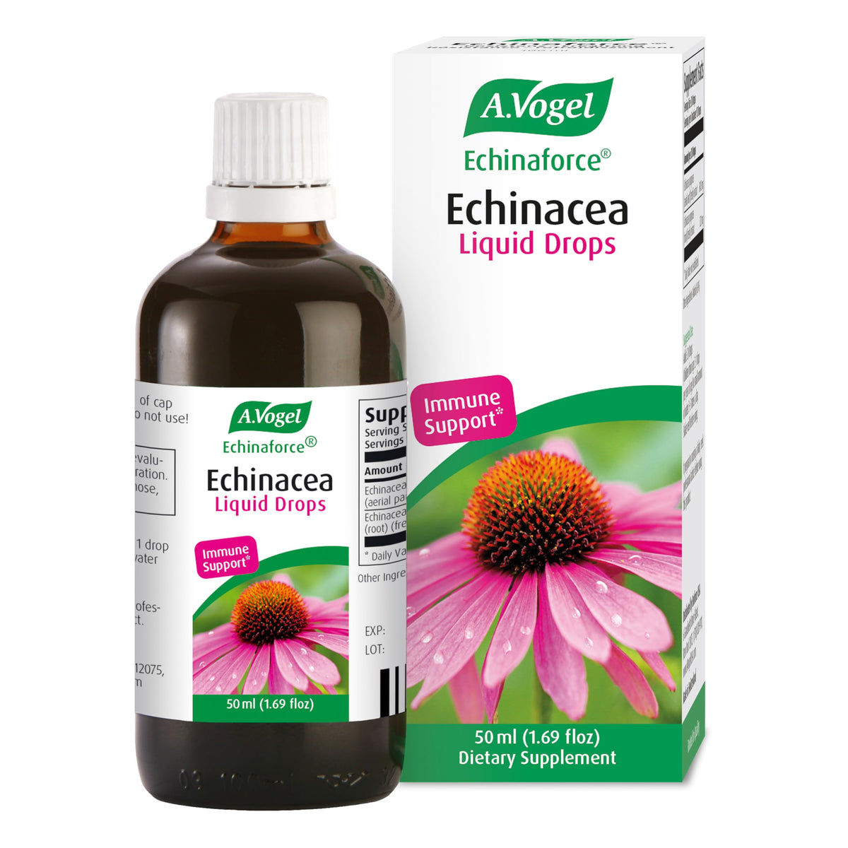A.Vogel Echinacea Purpurea Liquid Drops 45g front view