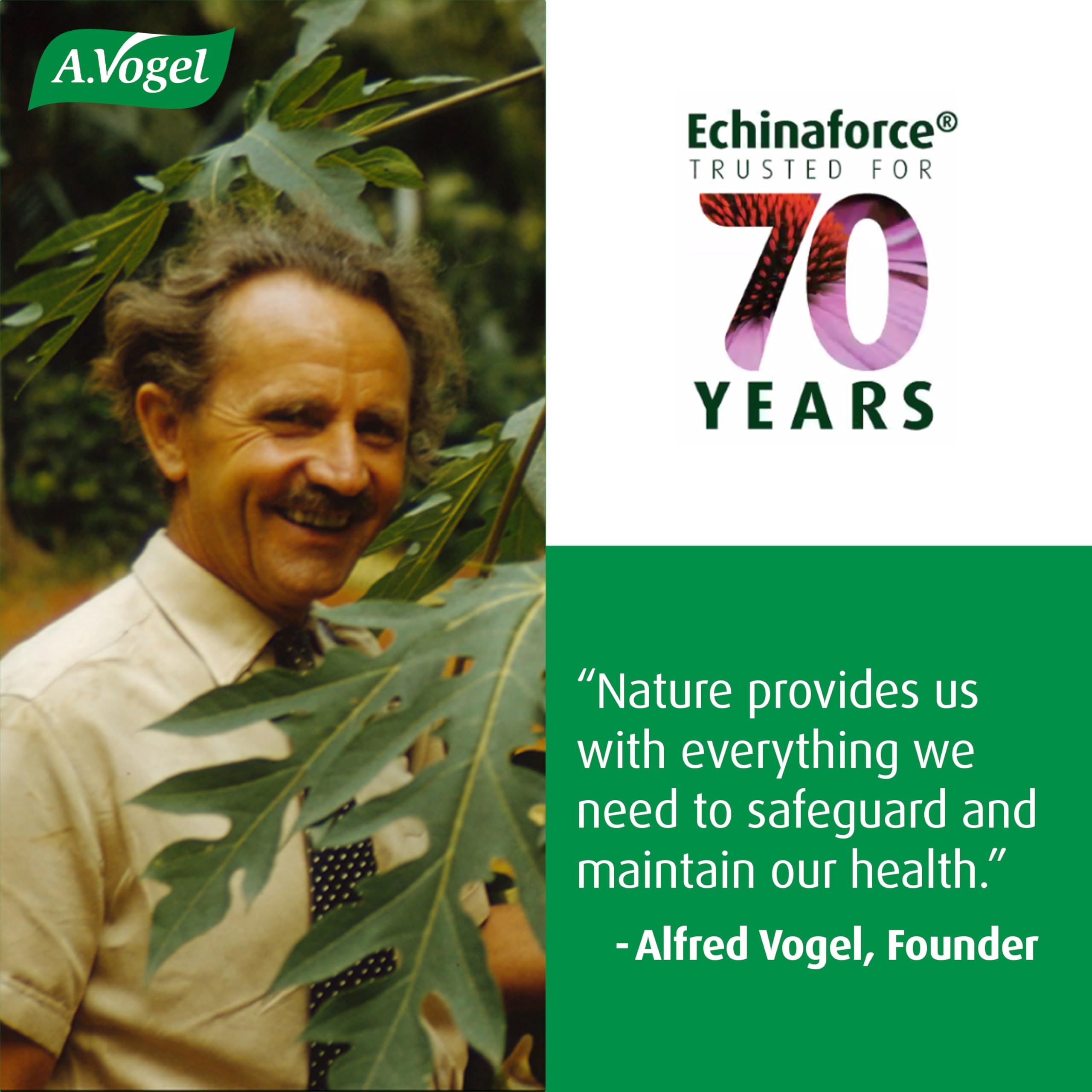 A.Vogel Echinaforce Extra Strength Tablets in a family setting