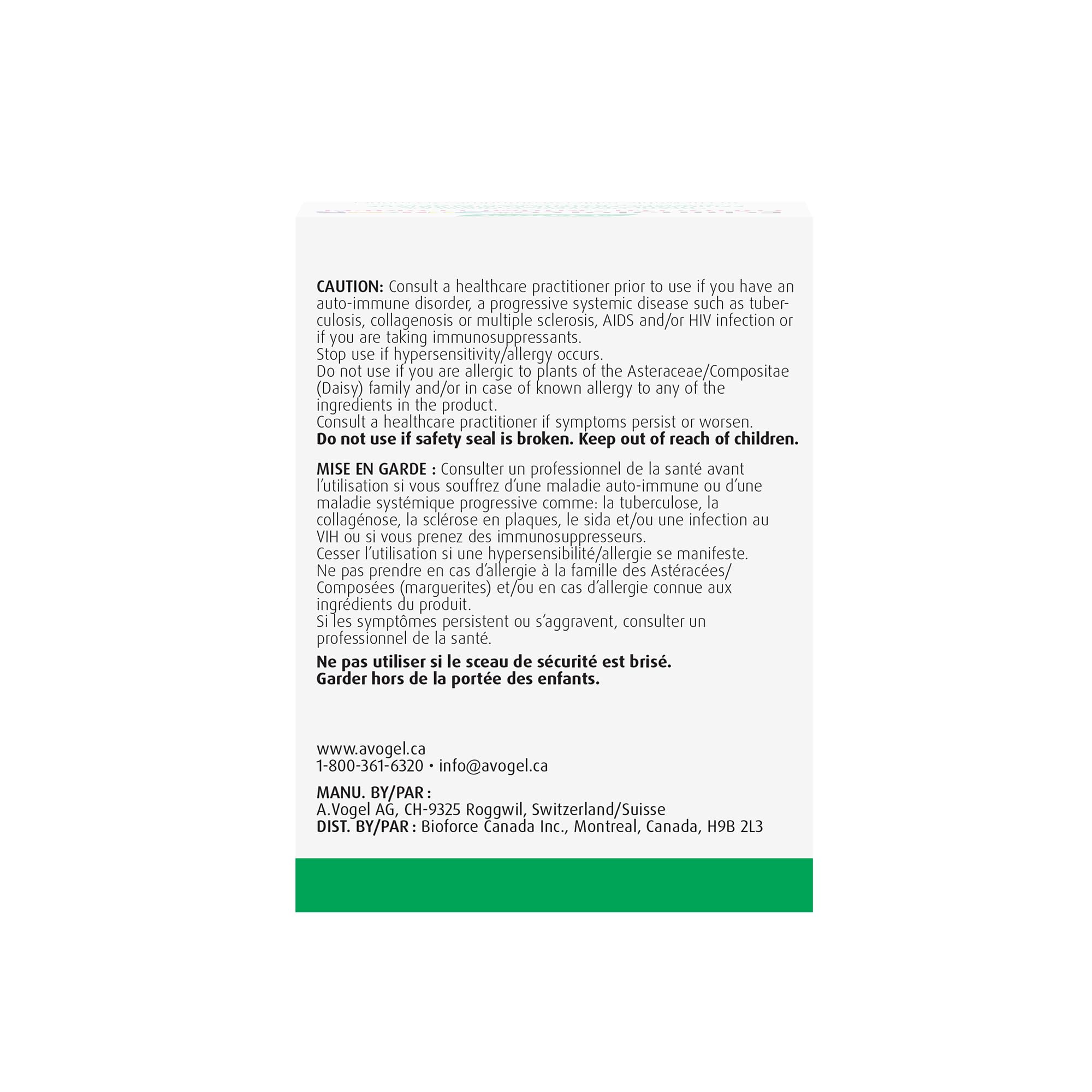 A.Vogel Echinaforce Junior Chewable Tablets on a kitchen counter