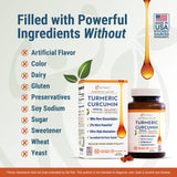 A1Vitality Curcumin 1000mg softgel in a hand